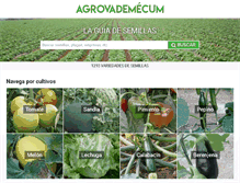 Tablet Screenshot of agrovademecum.com